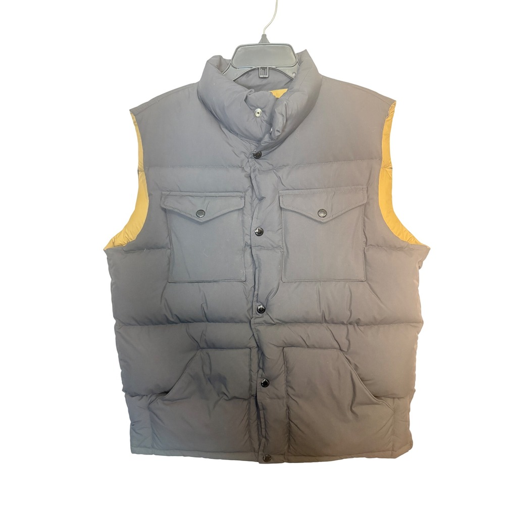 Buck Mason Cascade Down Expedition 650 Down Puffer Vest Black Mens Sz. M